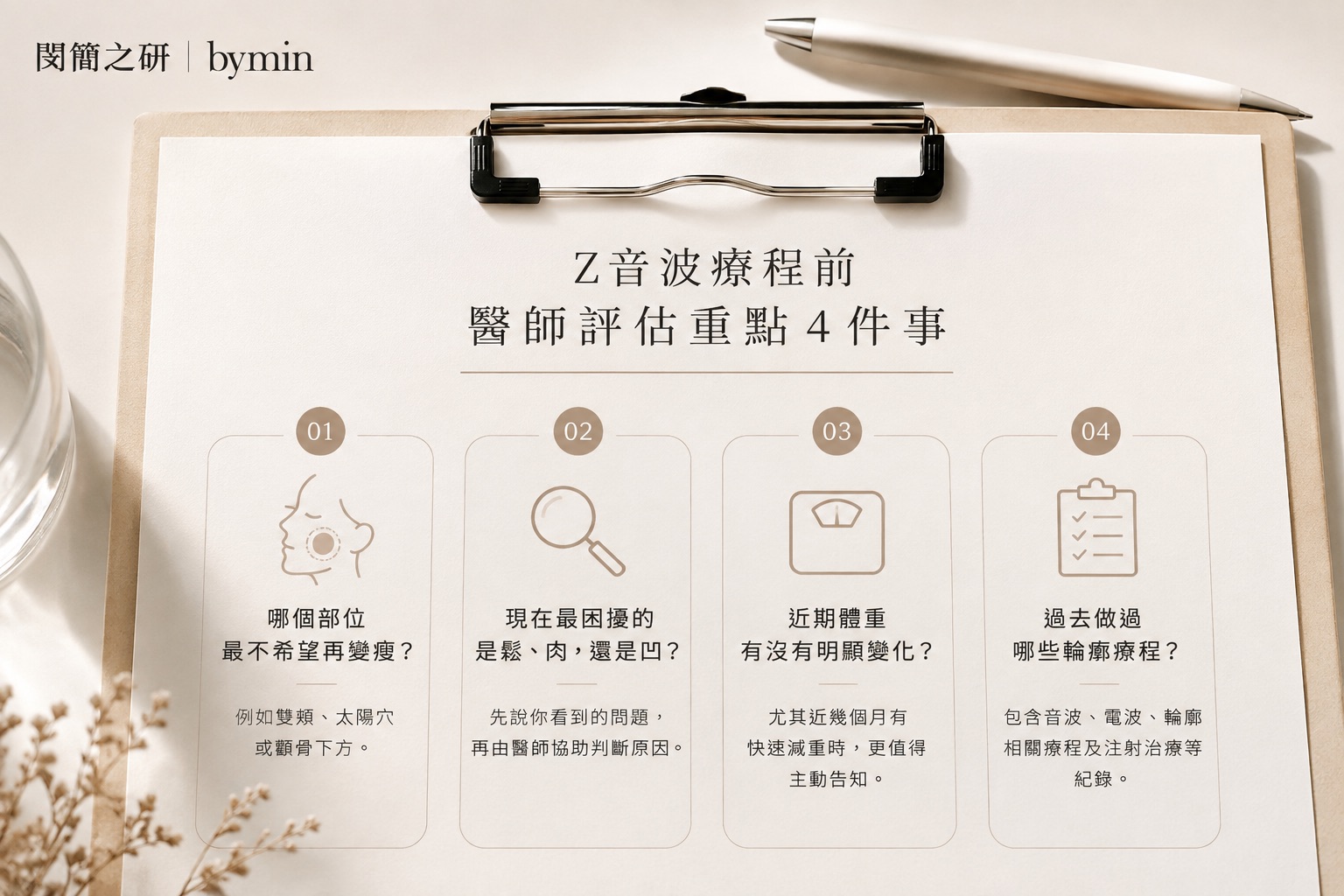 Z音波治療前醫師評估四個重要資訊